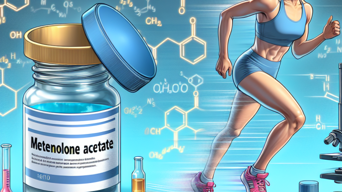 Using metenolone acetate to increase physical endurance