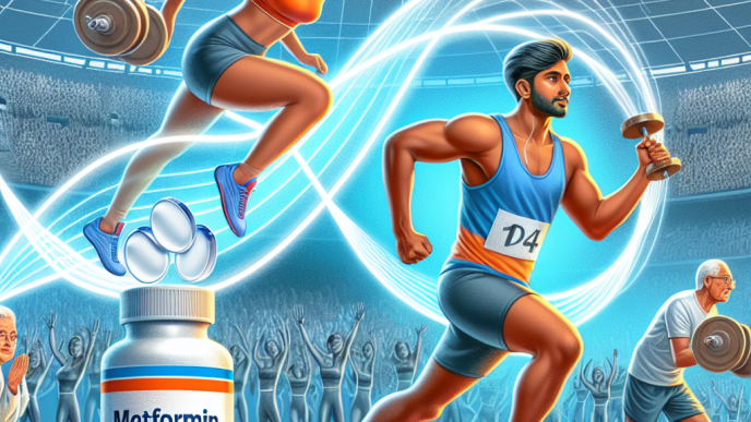 Beneficial effects of metformin hydrochloride in sports