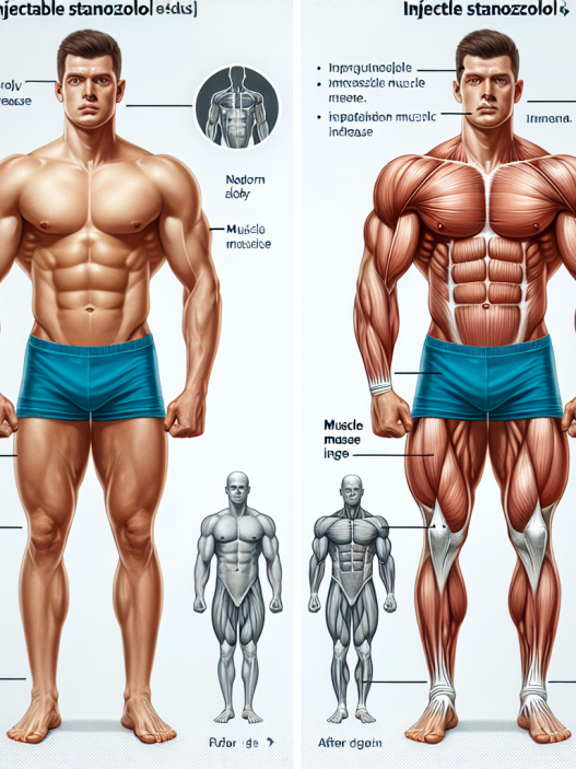 Effects of injectable stanozolol on muscle mass increase