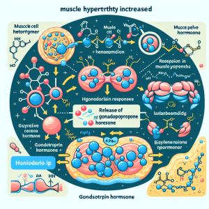 Effects of gonadotropin on muscle hypertrophy