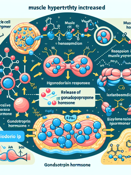 Effects of gonadotropin on muscle hypertrophy
