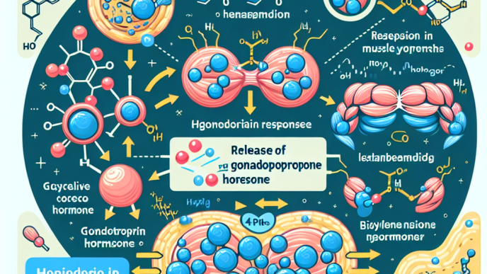 Effects of gonadotropin on muscle hypertrophy