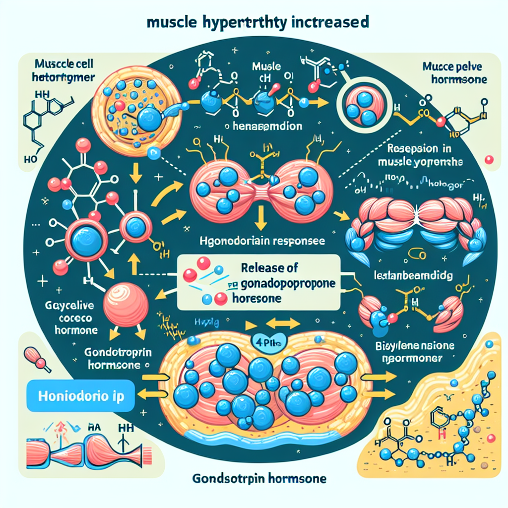 Effects of gonadotropin on muscle hypertrophy