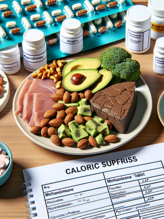 Caloric surplus strategy with methandienone compresse