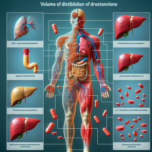 Volume of distribution of drostanolone pillole