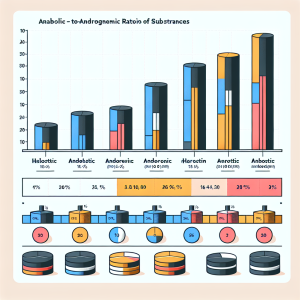Anabolic-to-androgenic ratio of halotestin compared to others