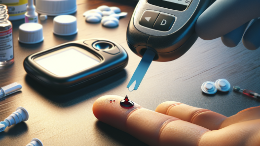 Blood glucose monitoring with trestolone acetato