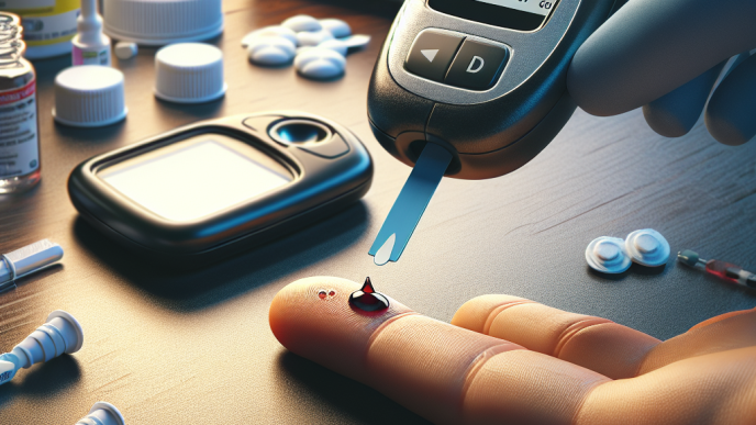 Blood glucose monitoring with trestolone acetato
