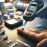 Blood glucose monitoring with trestolone acetato