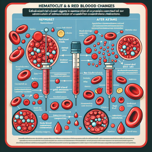 Hematocrit and red blood cell changes from oxandrolone