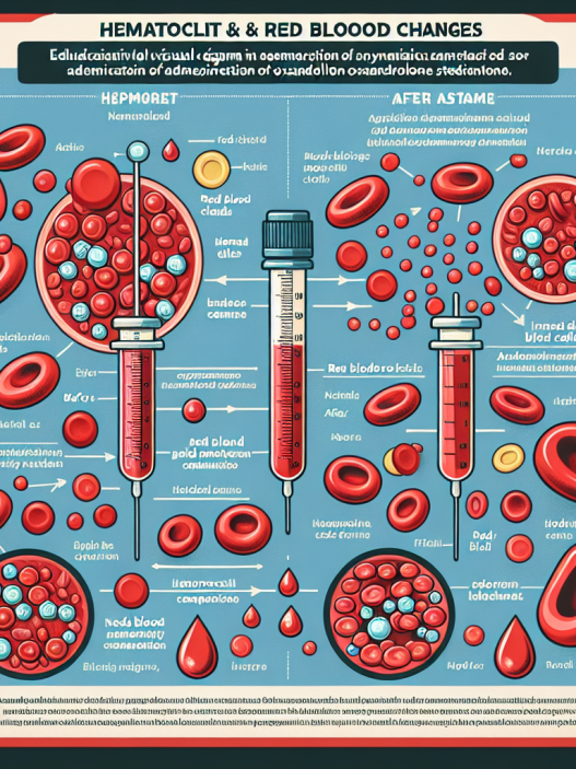 Hematocrit and red blood cell changes from oxandrolone