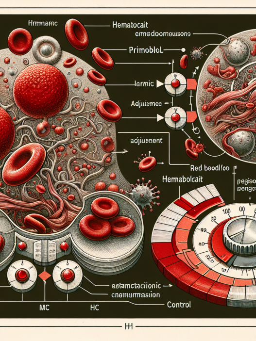 Hematocrit control during primobolan use