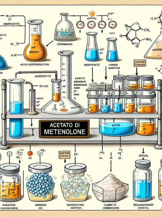 Stability of acetato di metenolone under various storage conditions